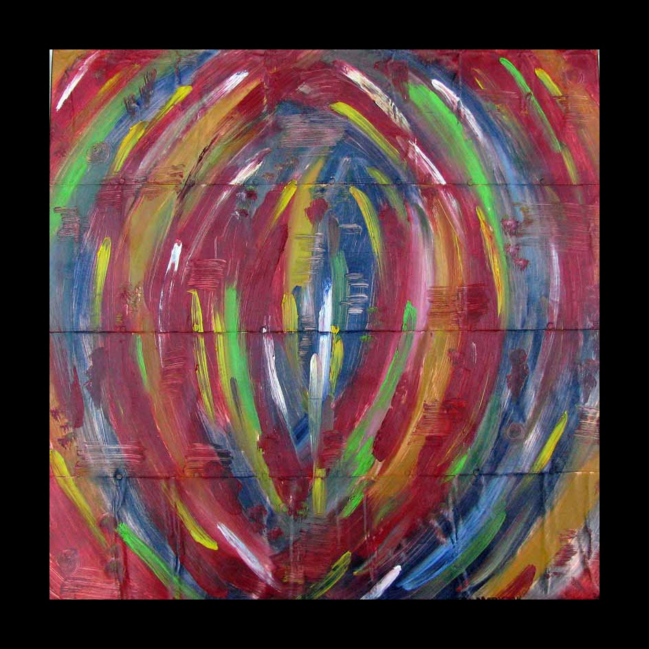 Original Art for Sale Was 275 Now 198 Abstract Copper Painting Contemporary Modern Karina Keri-Matuszak