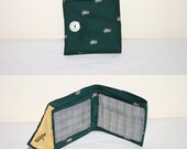 No. 333 - Forest Green Necktie Billfold Wallet