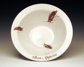 BON APPETIT cockroach cereal bowl