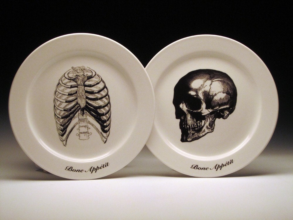 EveryDay with Rachael Ray BONE APPETIT 9 inch dinner plates