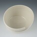 Bowl White - Porcelain Whirl Bowl with White Pebbles