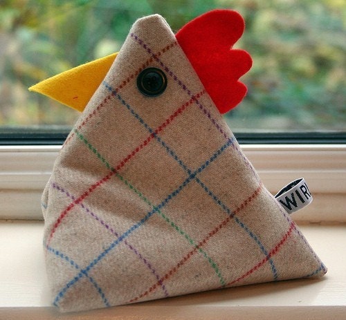 Terence Tweed D'Arby - a cheeky chicken doorstop