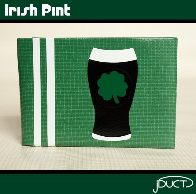 Irish Pint Duct Tape Wallet