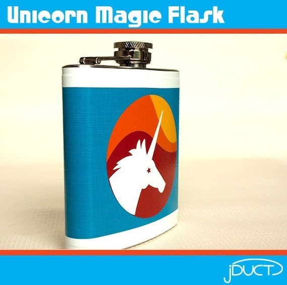 Unicorn Magic Flask by jDUCT