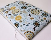 Apple Wireless Keyboard Case Handmade Cover Padded Zipper Bag Sleeve - Harvest Paisley