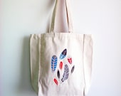 Feathers - Canvas Tote Bag