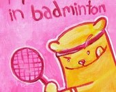 Badminton 5x7 Print