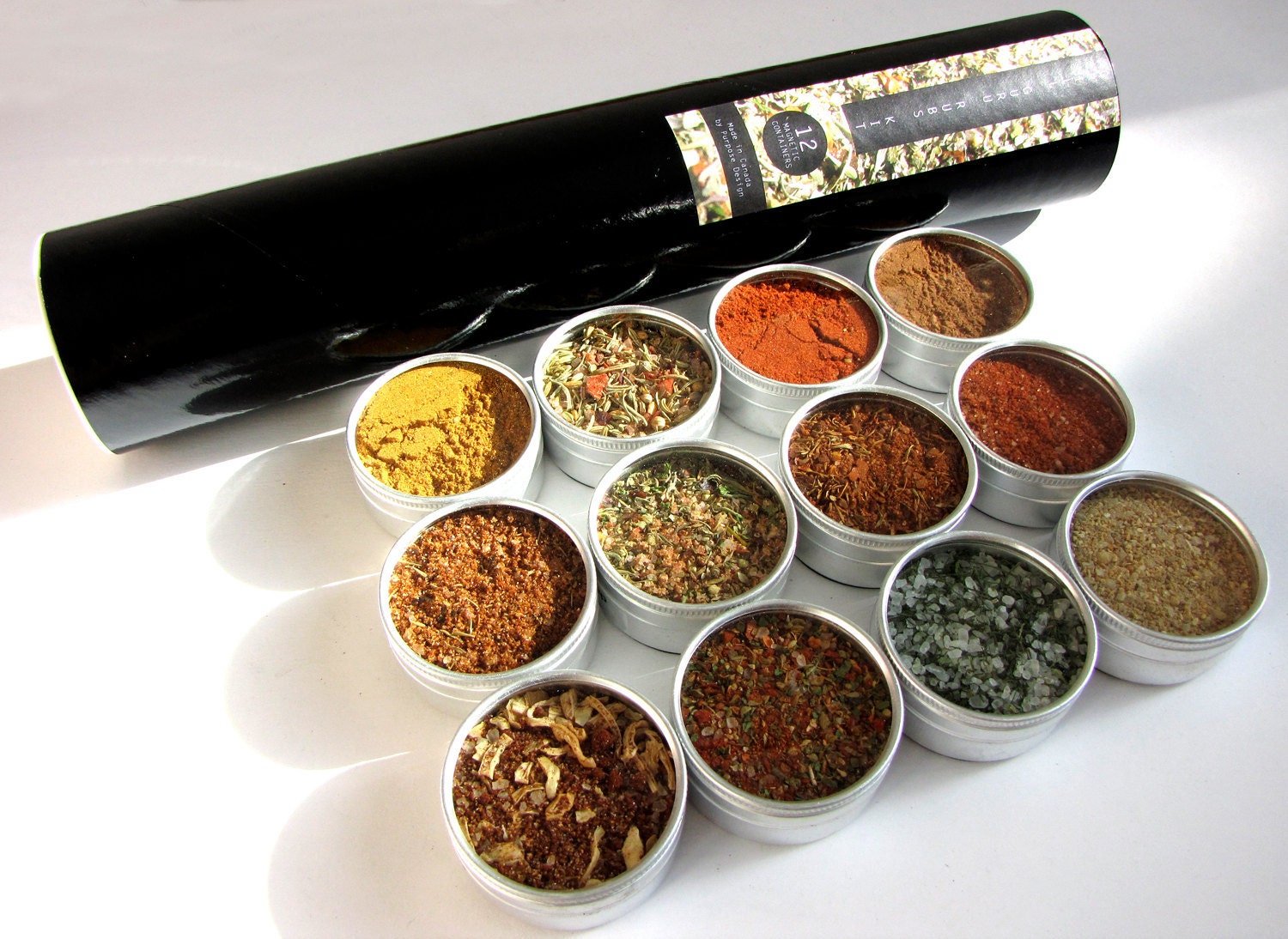 the grill guru master kit - magnetic gift set of 12 - all the BBQ favorites in one sweet kit - the perfect gift for him.