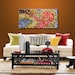 Abstract Painting Original Large Modern Art ... 24 x 48, ready to hang, red green blue white black, Amy Giacomelli