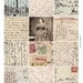 French, German and Italian Vintage Postcards in 2.5 inch squares Two -- piddix digital collage sheet no. 447