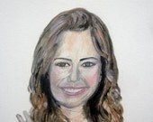 1  Miley Cyrus Print Greeting Card with Envelope Included  (5x3)