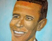 President Barack Obama - 1 5x3 Note Paper with Envelope