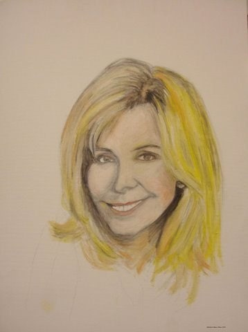 1  Natasha Richardson Greeting Card of my Original Oil Painting   with Envelope Included  (5x3)