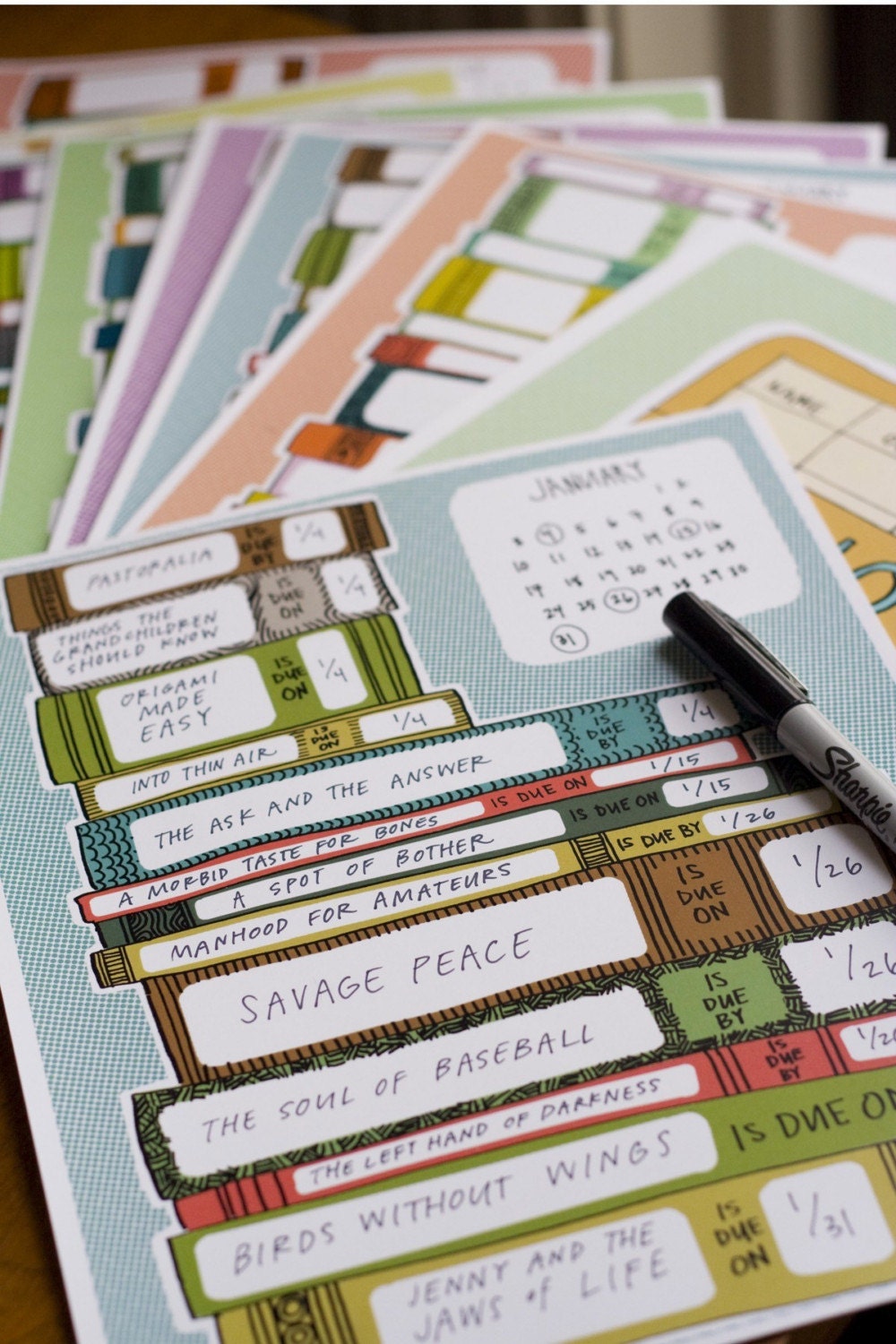 The Overdue Book Calendar 2010 (PDF)
