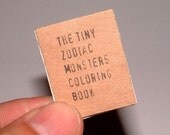 Tiny Zine / Coloring Book - Baby Zodiac Monsters