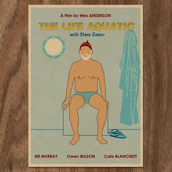 THE LIFE AQUATIC with Steve Zissou Limited Edition Print - Version 2