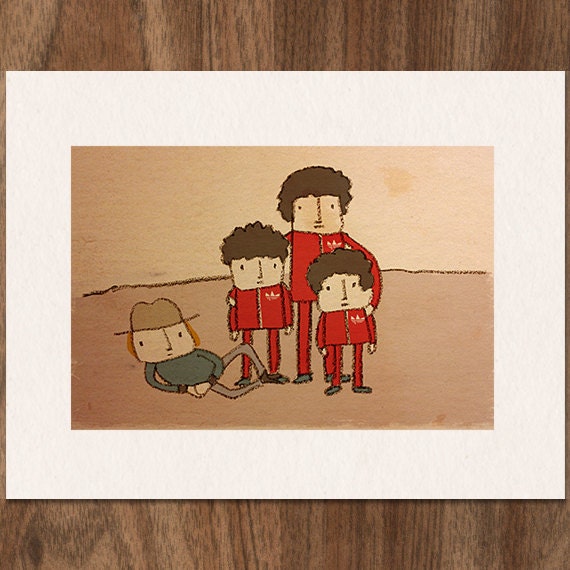 Wes Anderson THE ROYAL TENENBAUMS Limited Edition Movie Print