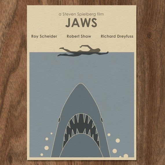 JAWS Limited Edition Movie Print - Shark Week