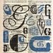 Alphabet Print on Vintage Dictionary Page - G