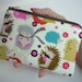 Hedgehog Meadow Little Zipper pouch Coin Purse Gadget Case ECO Friendly Padded