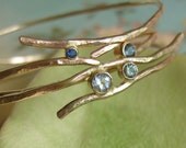 Shades of Blue, Branch Bangles - Set of 3