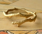 14k Gold Branch Ring