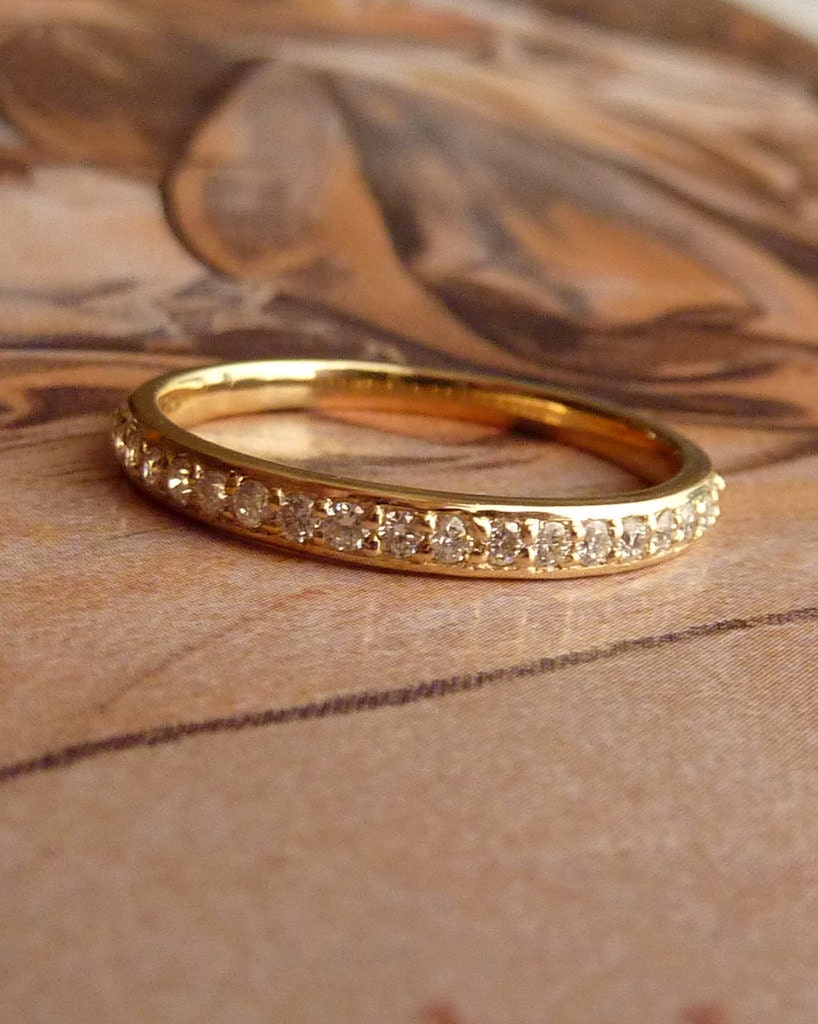 Half Eternity Diamond Band