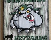 Marine Bulldog Tavern Sign / Pub Sign / Bar Sign