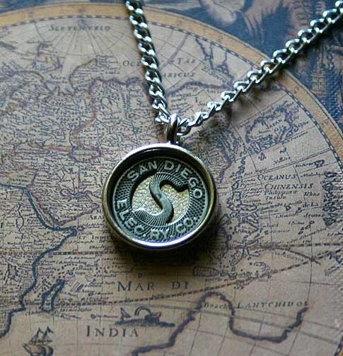 San Diego Token necklace