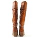 70s Campus Boots with Cuff / Mahogany Brown Leather / Women's sz 6