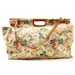 90s Furla Weekender Tote in Floral Cotton / BIG Size Bag