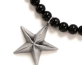 Nautical Star and Vintage Japanese Lucite Necklace