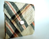Fabric Wallet with Coin Pocket: Made to order