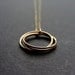 Gold Nesting Circles Necklace
