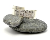 Sterling Silver Double Finger Ring - Personalized Brass Knuckles Style Two Finger Ring