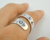Latitude Longitude Ring, Personalized Ring - The Original Twist Ring