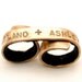 Copper Two Finger Ring, Personalized Two Finger Ring, Personalized Jewelry