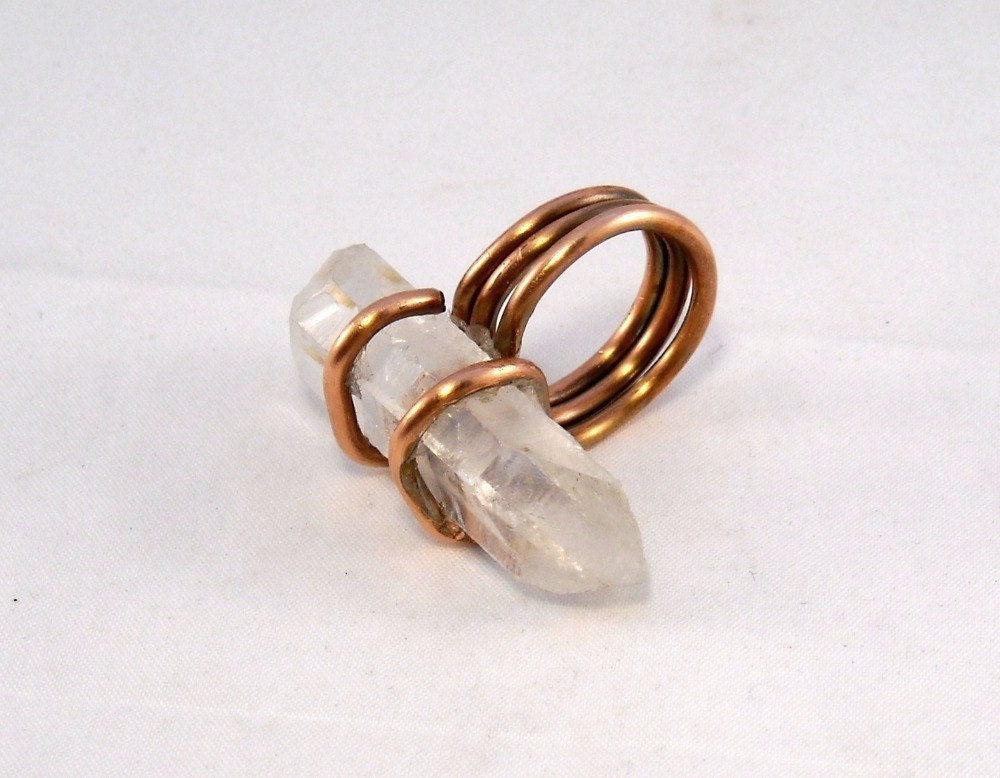 Chunky Bohemian Quartz Ring - Custom