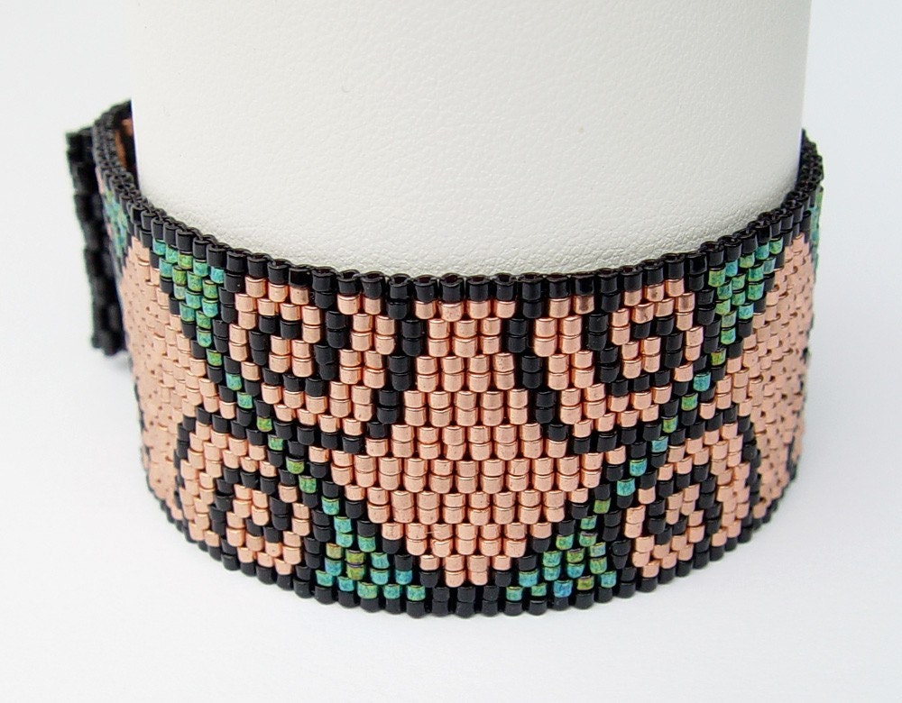 Copper Frogs Cuff