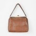 Art Deco Nouveau Floral Tooled Leather Vintage Bag