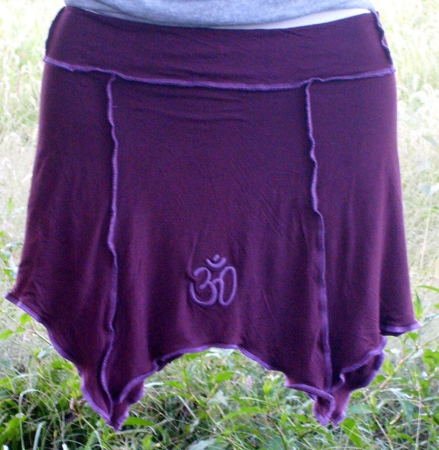 Mini Skirt - Knee Length Skirt - Organic Skirt - Simple Sprite Skirt - CUSTOM - Made To Order