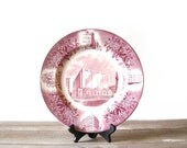 Vintage Wedgwood Pink Plate Jordan Marsh Store Centennial 1851-1951