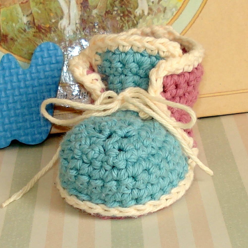 Crochet Pattern 4 Vintage Inspired Baby High Top Booties PDF