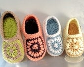 Crochet Pattern 19 Toddler Loafers Sunburst Design PDF