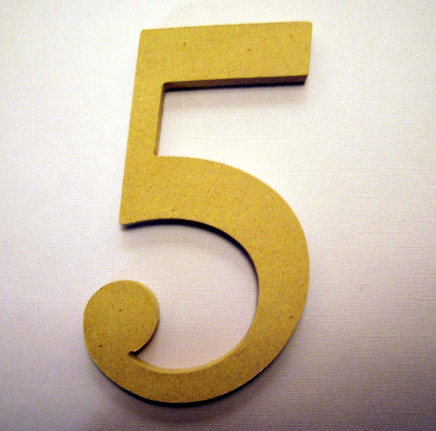 6 inch number or letter unfinished Matrix lettering sytle