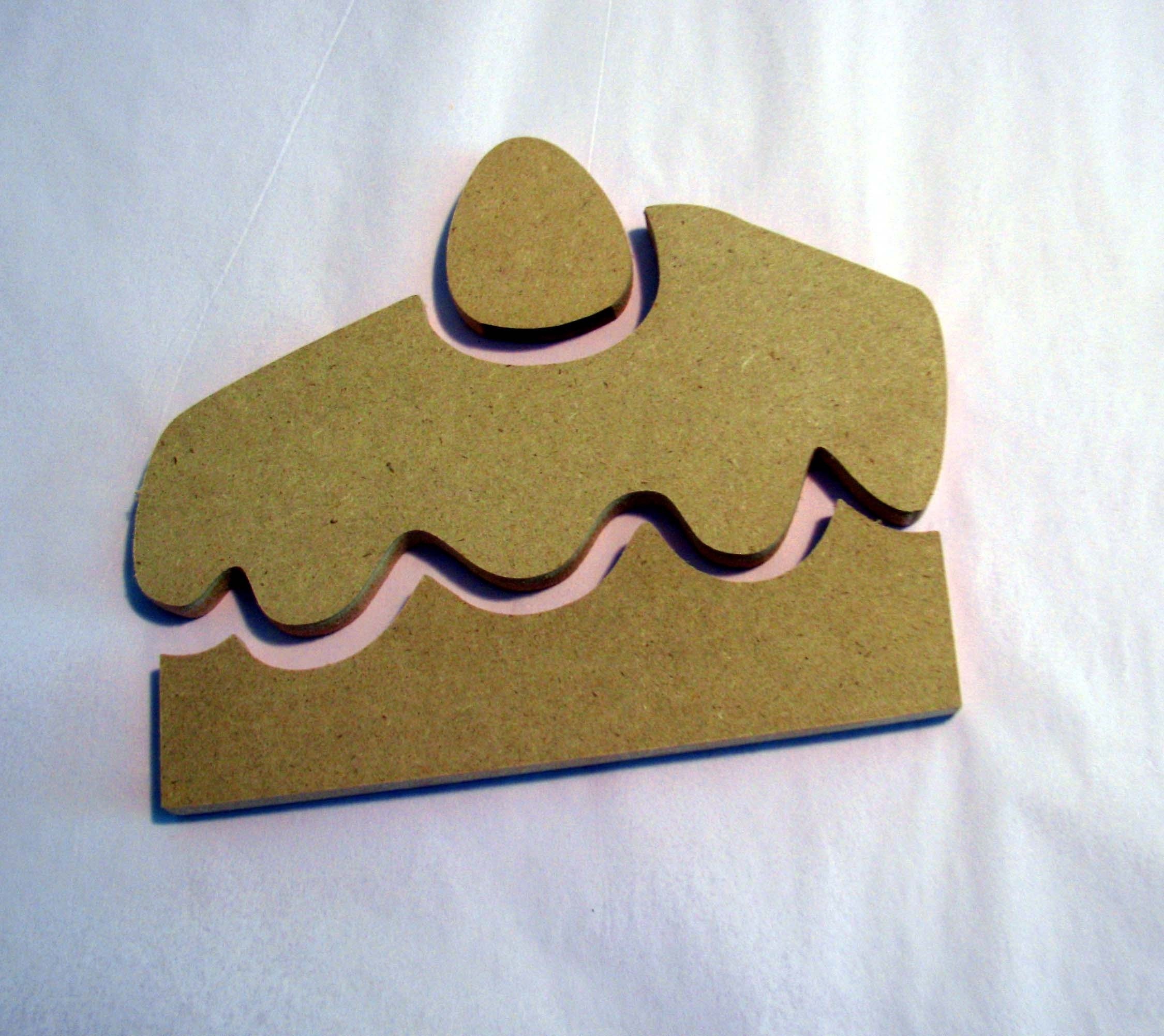 SWEETIE PIE 12 inch unfinished MDF wooden shape for scrapbooking, mosaic base and more