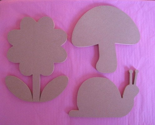 The Woodland Collection unfinished MDFwood shapes