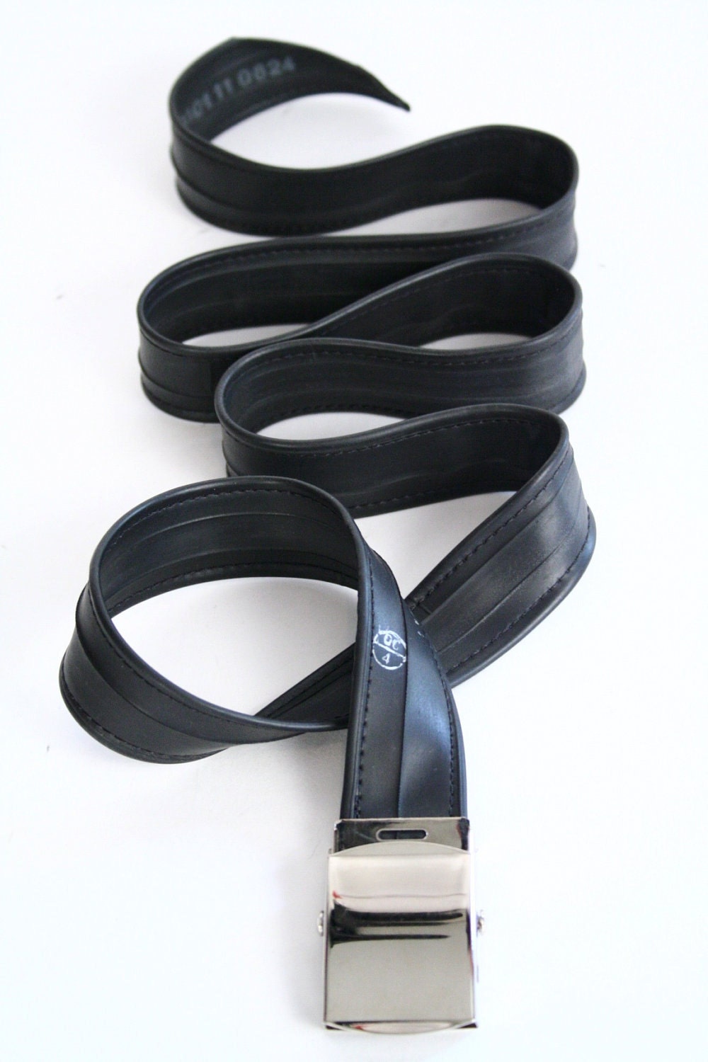 Recycled Bike Tube Belt