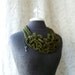 Bustle Collar - Wild West Series. Wearable Fiber Art.
