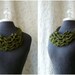 Bustle Collar - Wild West Series. Wearable Fiber Art.